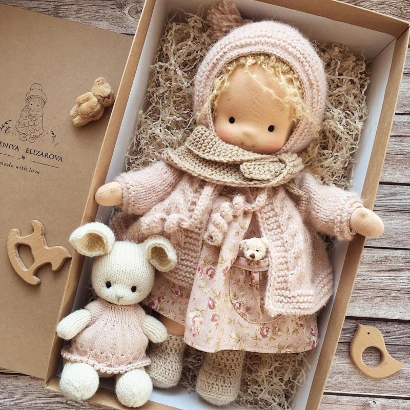 🎁🎁The Best Gift for Kids-Handmade Waldorf Doll👧(Buy 2 Free Shipping!)