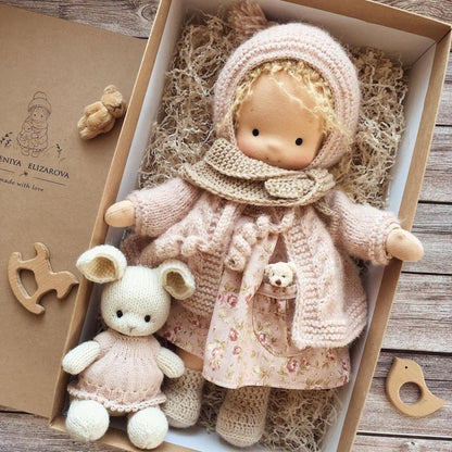 🎁🎁The Best Gift for Kids-Handmade Waldorf Doll👧(Buy 2 Free Shipping!)