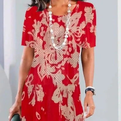 Women's Color-Block Pleated Dress 👗