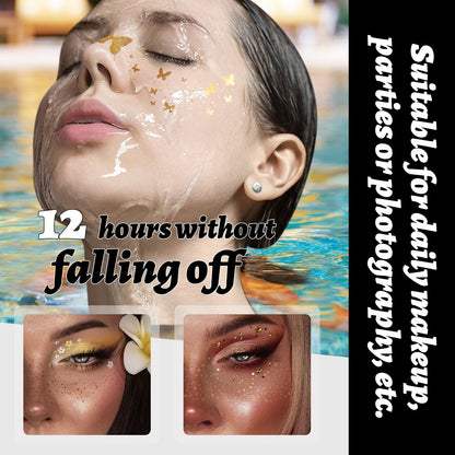 🎁LAST DAY 49% OFF🔥-Gold Glitter Freckles Makeup Patches