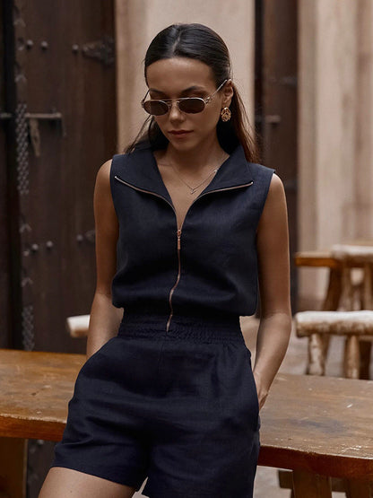 2025 Summer Temperament Sleeveless Jumpsuit (Buy 2 Free Shipping)