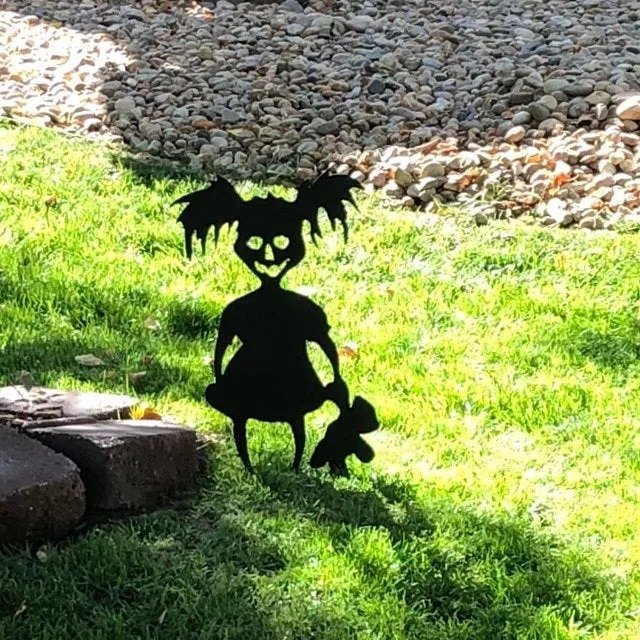 commsmarket-👻Cute and Unique Ghost Zombies - Halloween Yard Decor Metal  Art👻