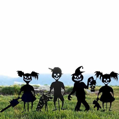 commsmarket-👻Cute and Unique Ghost Zombies - Halloween Yard Decor Metal  Art👻