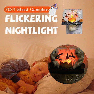 🔥🔥 Hot Selling Now &  Ghost Campfire Flickering Nightlight✨🔥👻