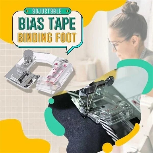 🔥Adjustable Bias Tape Binding Foot