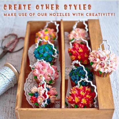 🌺flower nozzles for cake decorating🎂