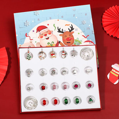 diy christmas advent calendar bracelets set