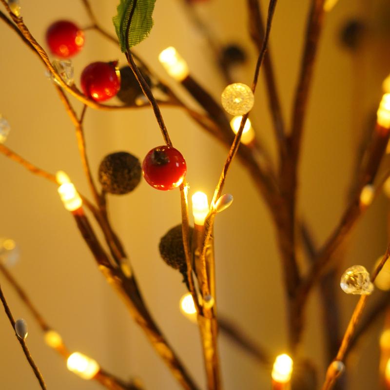 Red Fruit Tree LED Lights
