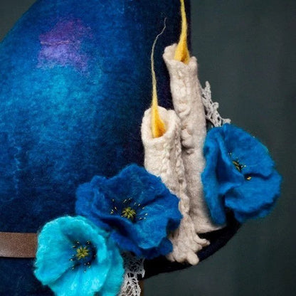 Promotion 49% OFF  Halloween Party Felt Witch Hats