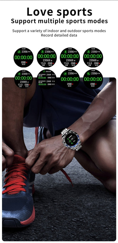 Multifunctional Bluetooth Talk Men's Casual Smart Watch