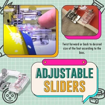 🔥Adjustable Bias Tape Binding Foot