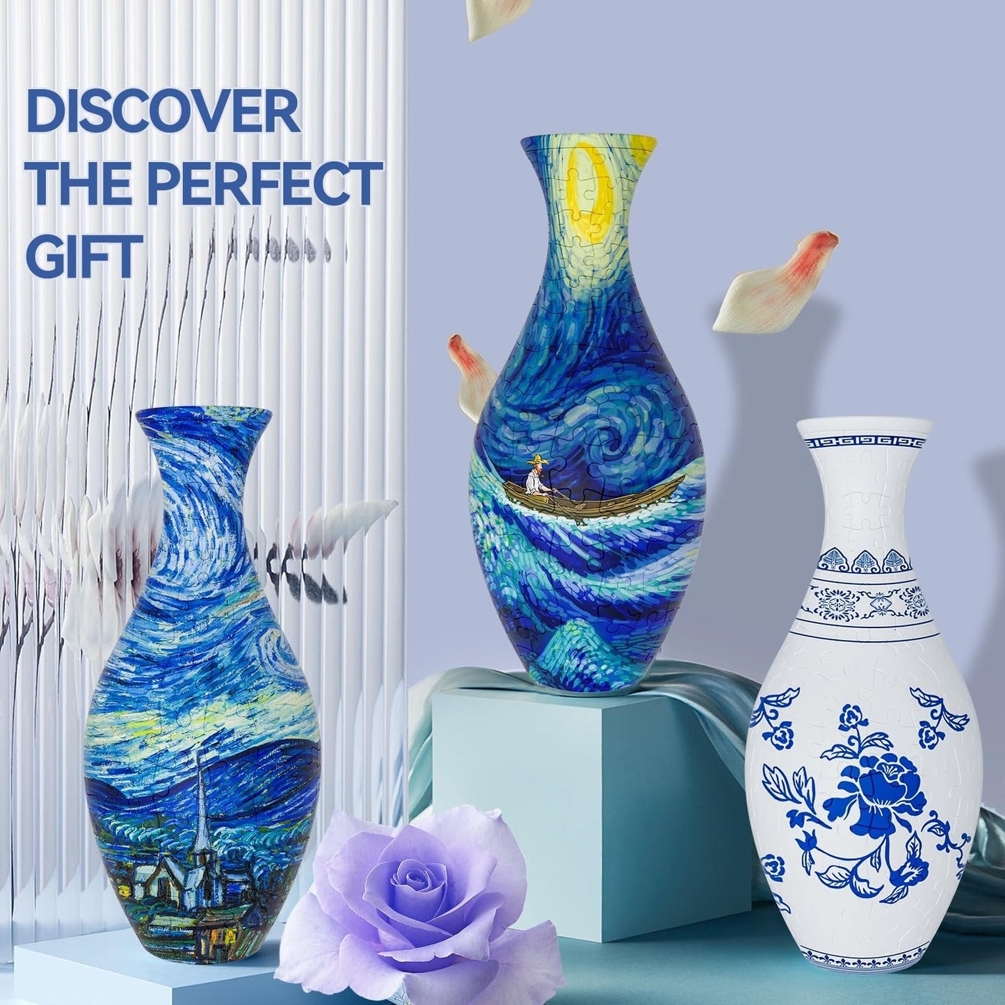 💐3d Jigsaw Puzzle Vase