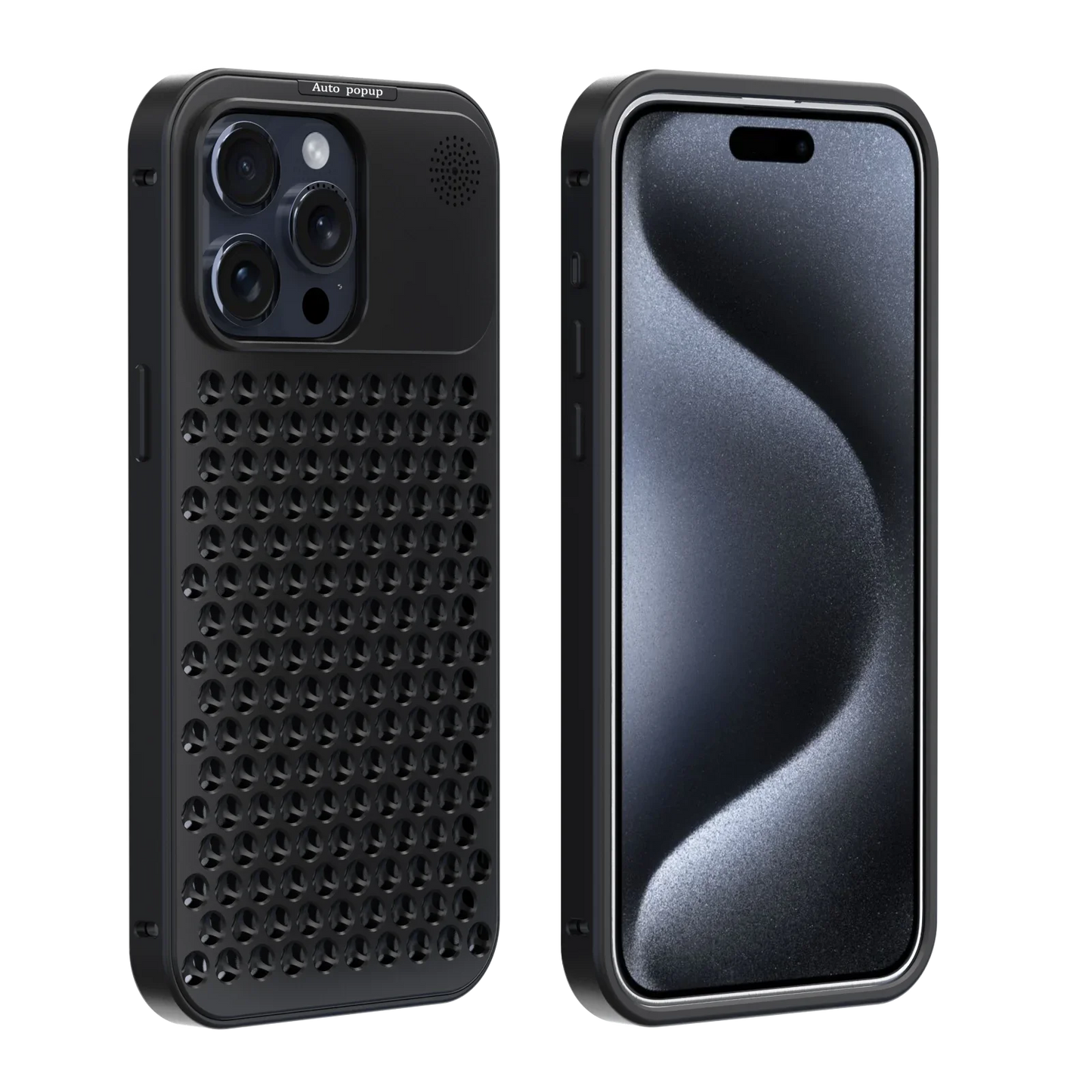 Aluminum alloy scented phone case