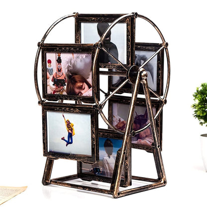 🎡 Retro Vintage Rotating Ferris Wheel Picture Frame