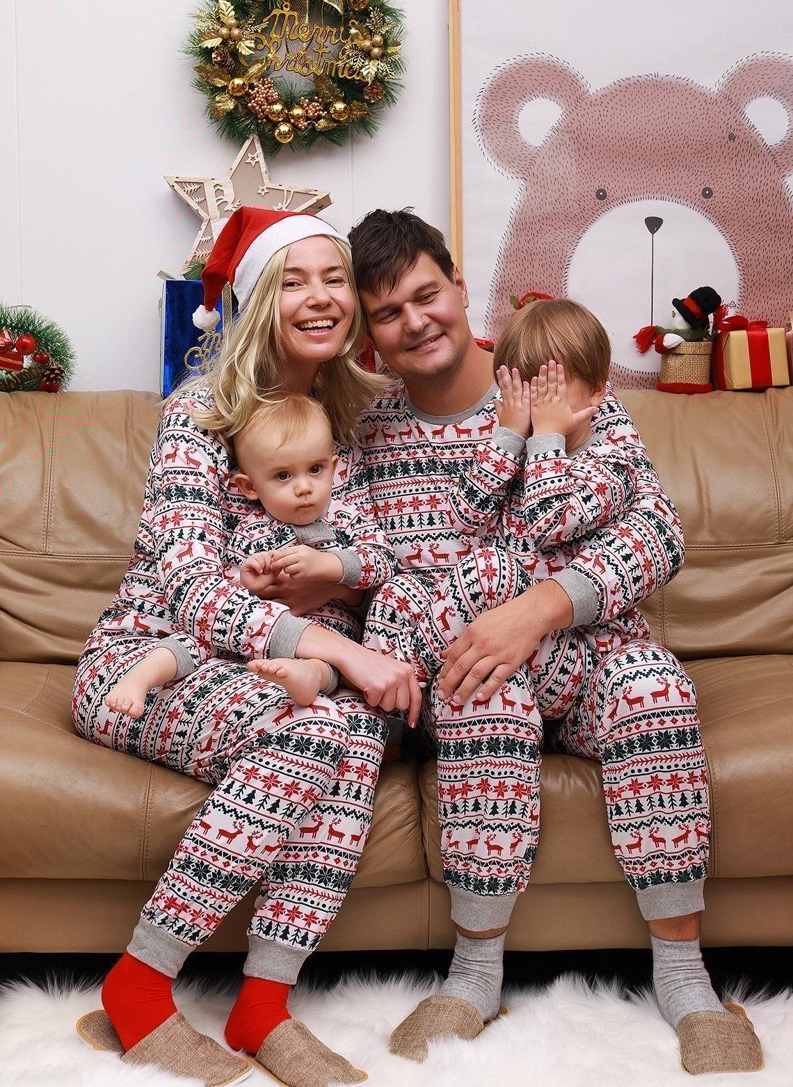 christmas pajama set family