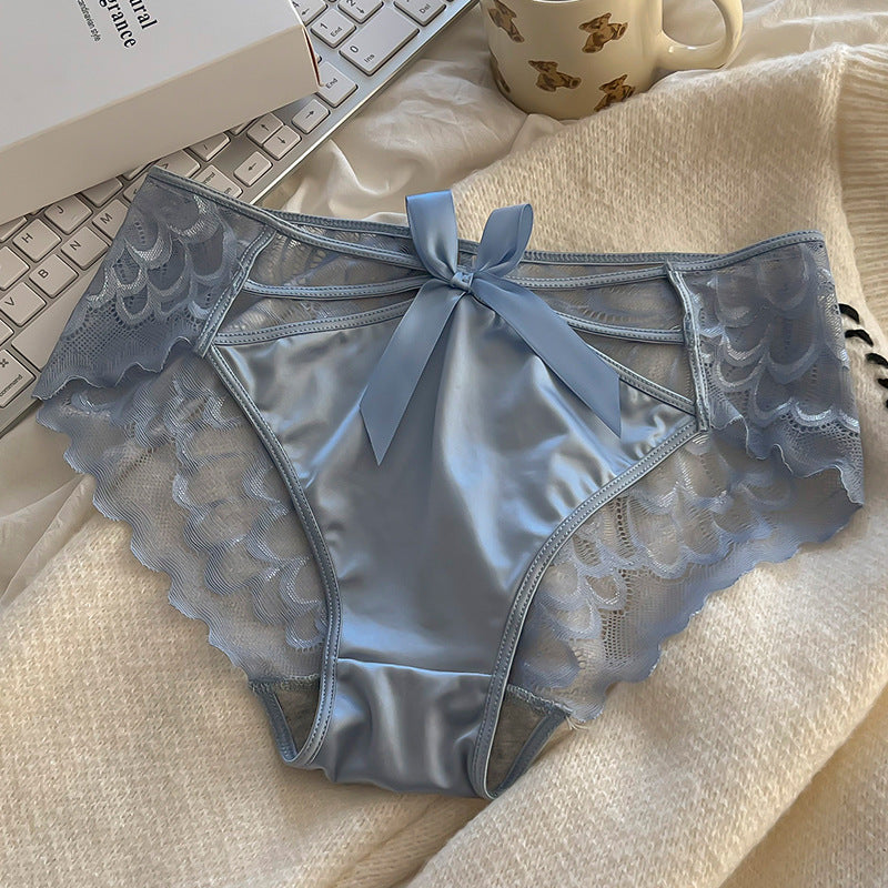 💥Buy 1 get 2 free - Sexy satin transparent hollow lace panties