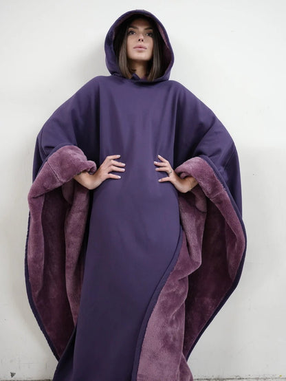 ✨2025 New Arrival💎Loose Hooded Poncho Hoodie