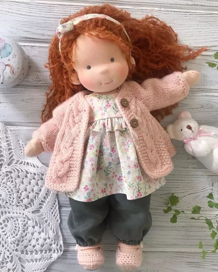 🎁🎁The Best Gift for Kids-Handmade Waldorf Doll👧(Buy 2 Free Shipping!)