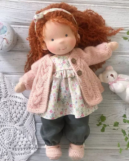 🎁🎁The Best Gift for Kids-Handmade Waldorf Doll👧(Buy 2 Free Shipping!)