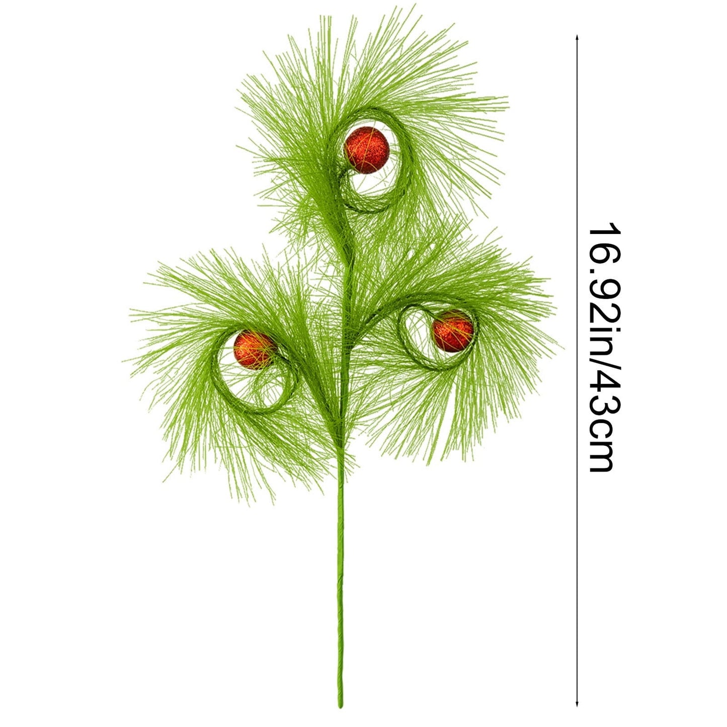christmas reed grass elf ball simulation green plants