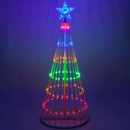 🌈Early Christmas Discounts🎄Multi-color LED animated outdoor Christmas tree