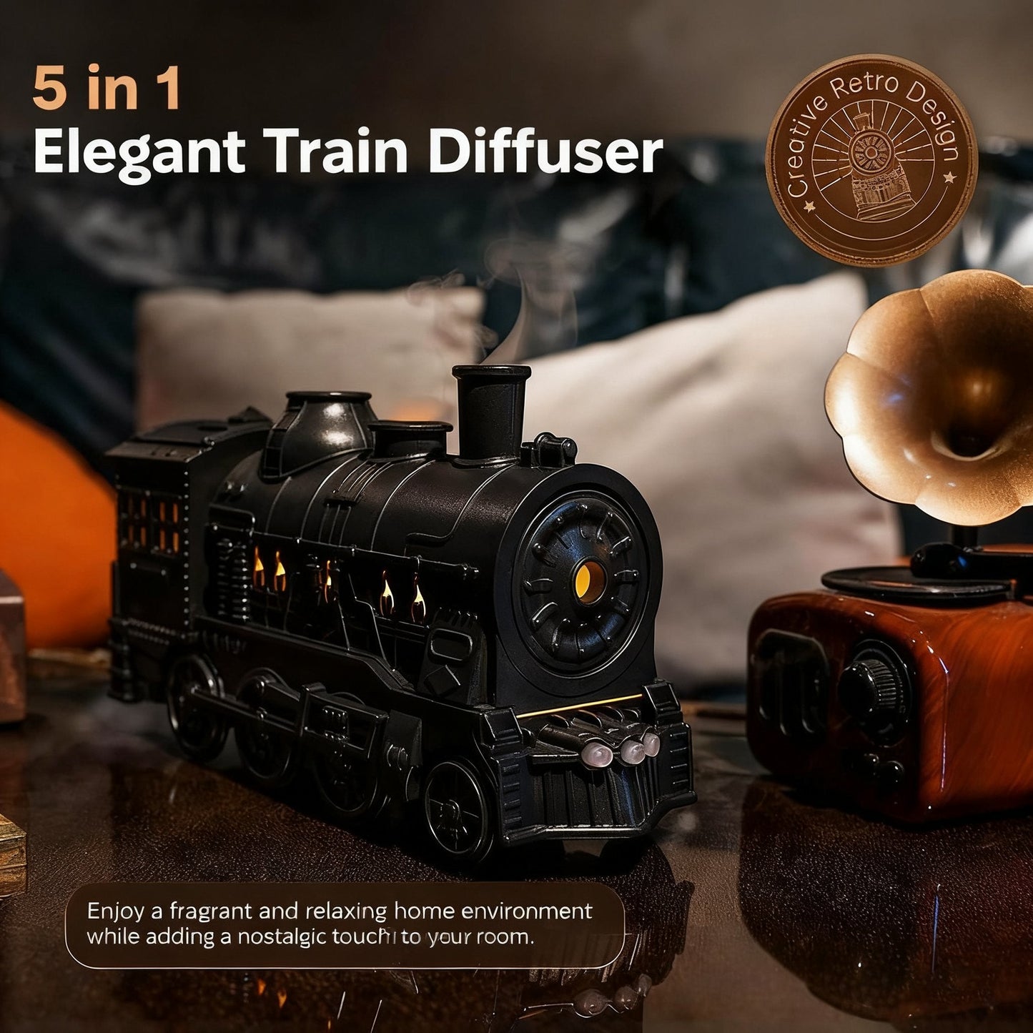 🚂Magic Train Humidifier (with remote control & same model as in the video)