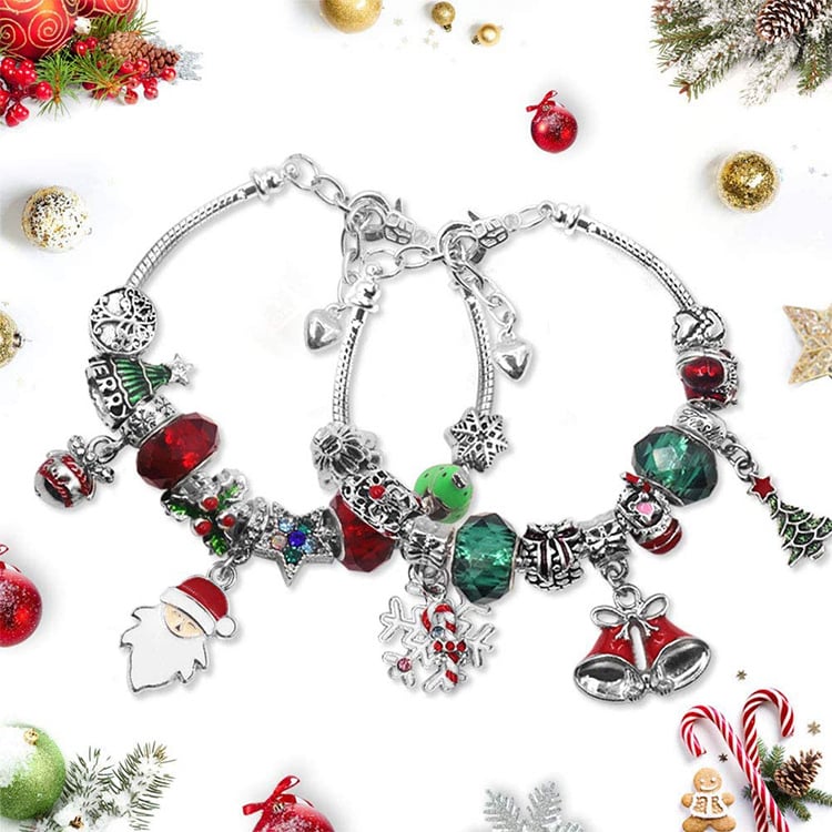 diy christmas advent calendar bracelets set