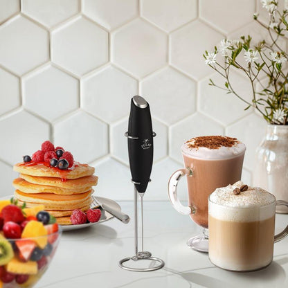 Milk Frother Handheld With Stand(Various collection colors)