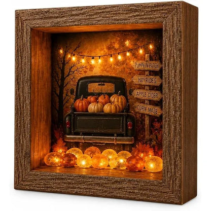 💡DIY 3D Light-Up Halloween Shadow Box Kit🎃