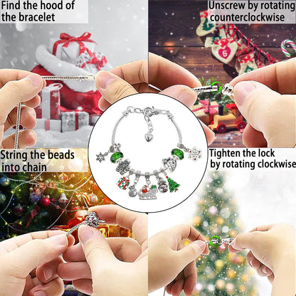 diy christmas advent calendar bracelets set
