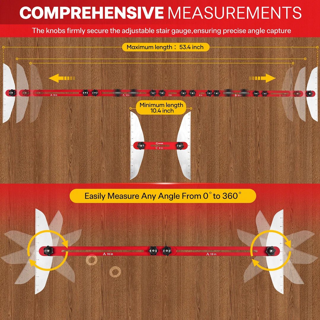 Solid Stair Tread Gauge —(⚡New arrival, limited quantity⚡)