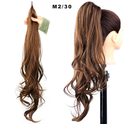 🔥LAST DAY 49% OFF - 32 Inch Wavy Stick Hair With A Long Ponytail
