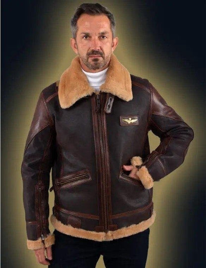 🎁This Week's Special Price $85.98💥Jacket Pilot From Sheepskin