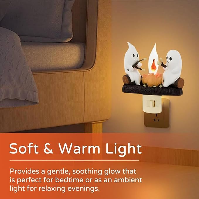 🔥🔥 Hot Selling Now &  Ghost Campfire Flickering Nightlight✨🔥👻