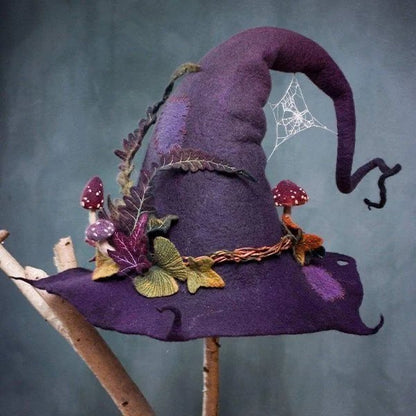 Promotion 49% OFF  Halloween Party Felt Witch Hats
