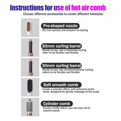 🔥New Year Special Promotion 50% OFF❤️ - Newest 5 in 1 Professional Styler