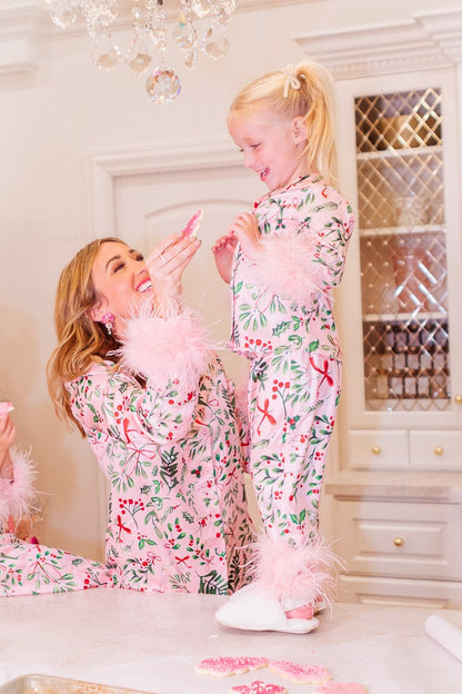 PINK CHRISTMA SHEIDI CUTE PAJAMAS