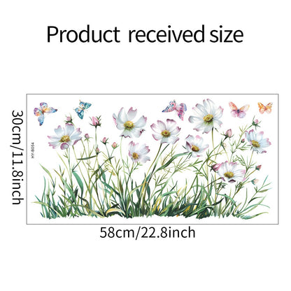 💐49% off this week 💐colorful floral bouquet window sticker🖼️