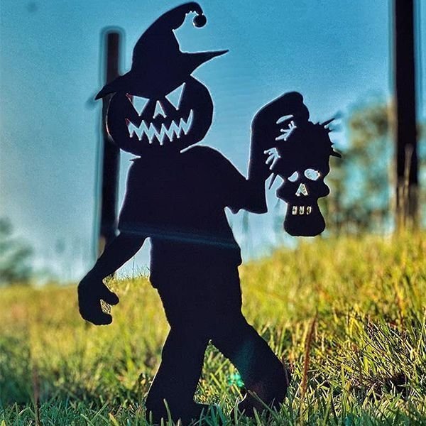 commsmarket-👻Cute and Unique Ghost Zombies - Halloween Yard Decor Metal  Art👻