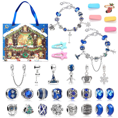diy christmas advent calendar bracelets set