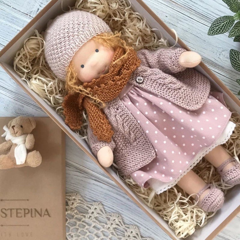 🎁🎁The Best Gift for Kids-Handmade Waldorf Doll👧(Buy 2 Free Shipping!)
