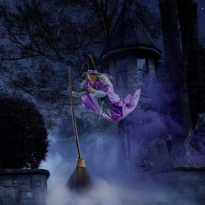 🎃 Halloween Early Bird Sale 50% OFF---Halloween Props Garden Flying Witch