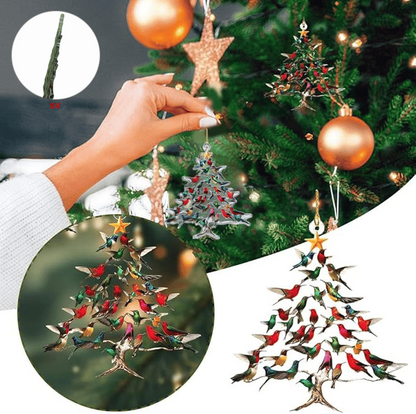 🎄Christmas Sale 59% Off🎄 - Hummingbird Christmas acrylic ornaments