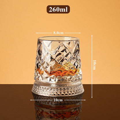 360° Rotating Whiskey Glass Tumbler🍺