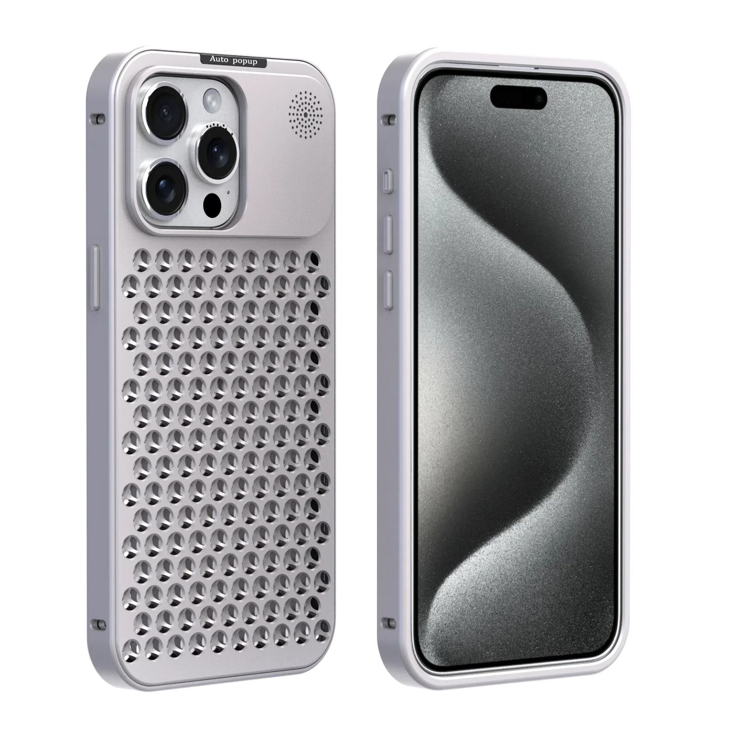 Aluminum alloy scented phone case