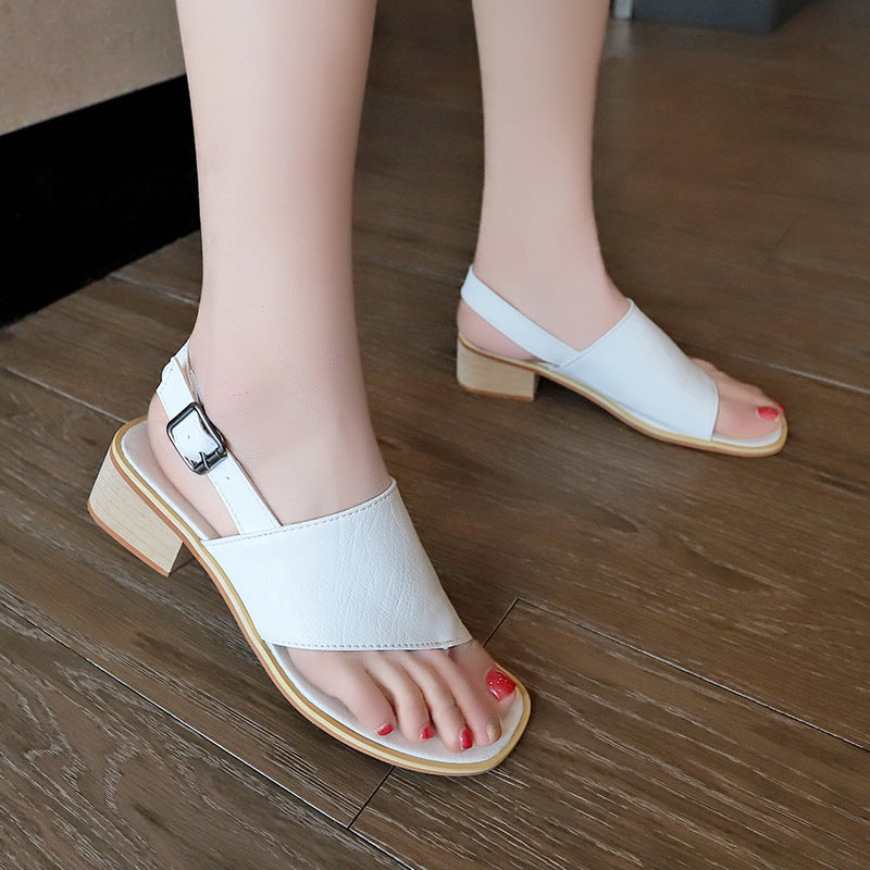 👡Women's soft pointed leather sandals