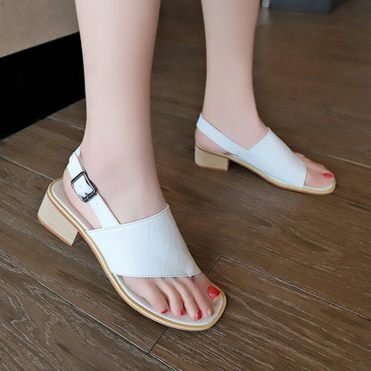 👡Women's soft pointed leather sandals