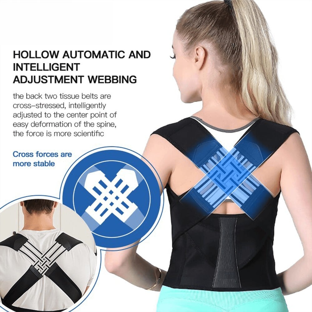 Adjustable Back Posture Belt Office Home Gym Unisex-BUY 2 FREE SHIPPING