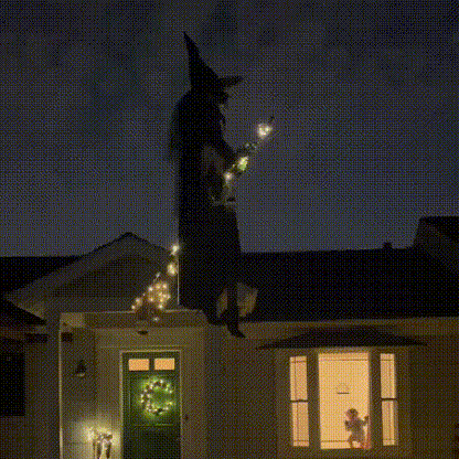 🎃 Halloween Early Bird Sale 50% OFF---Halloween Props Garden Flying Witch