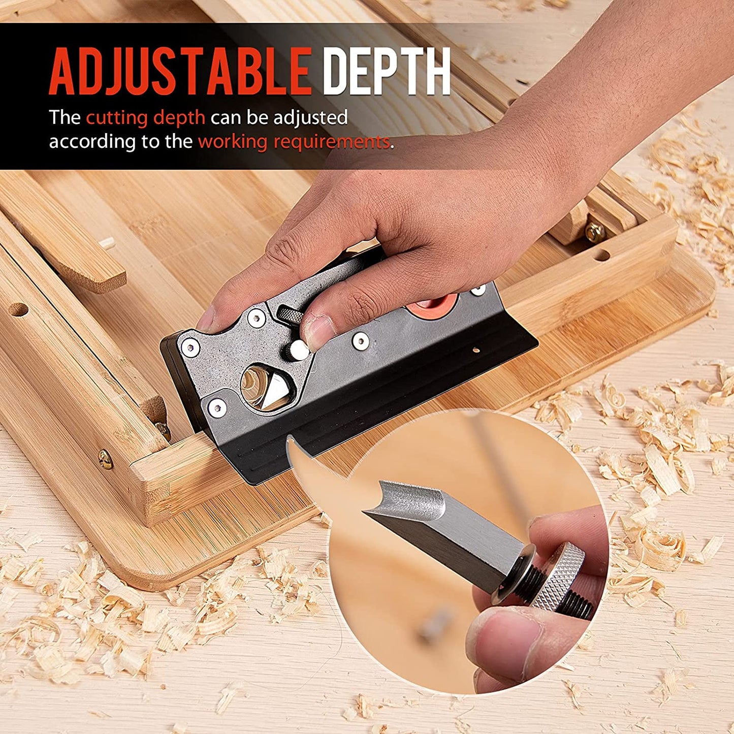 Flash Sale 50% off 🔥Chamfering Planer - Woodworking Angle Smoothing Tool